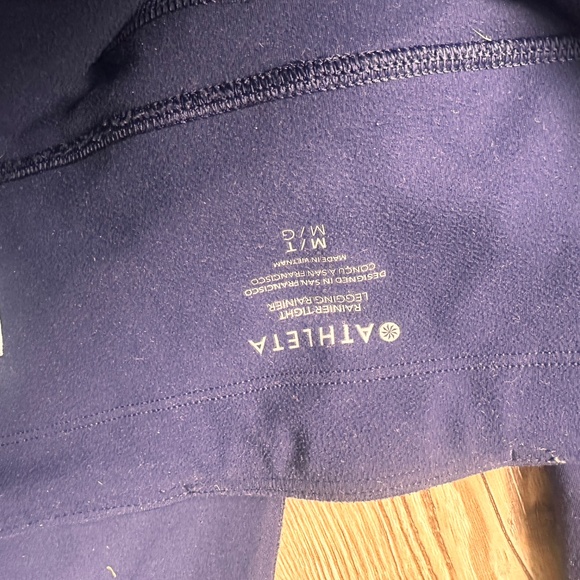 Athleta Rainier tights/leggings, medium tall, navy - Picture 6 of 6